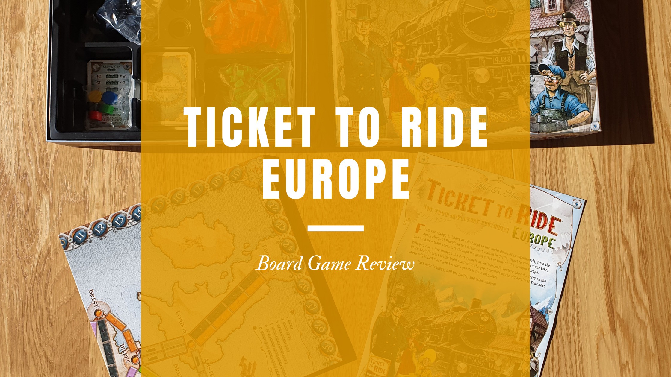 Ticket To Ride Europe Board Game Review