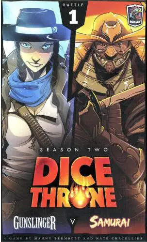 Dice Throne Season 2 - Gunslinger V Samurai Box Cover Art