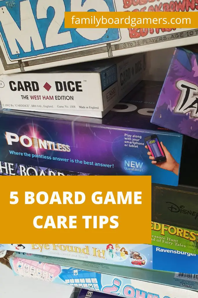 5 Board game care tips