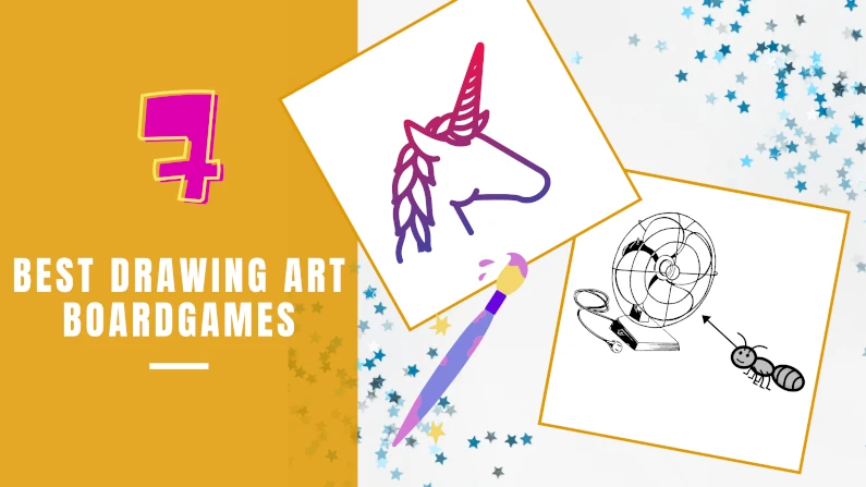 7 best drawing art boardgames