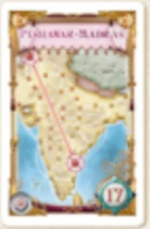 Ticket to Ride India Destination Card