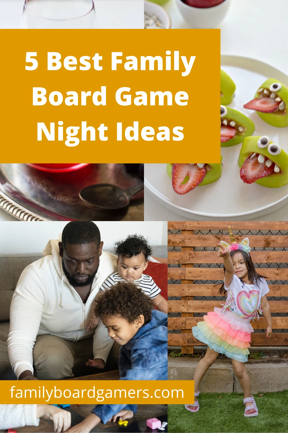 Family Board Game Night Ideas pin