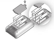 Monopoly Ultimate Banking edition Banking unit battery orientation