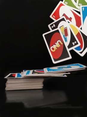 Uno card shuffle
