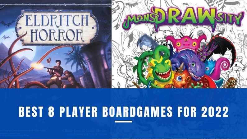 9 of the best 8 player boardgames for 2022