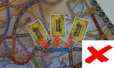 Ticket to Ride Europe can't claim, wrong color