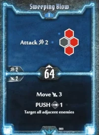 Gloomhaven Sweeping Blow Ability Card